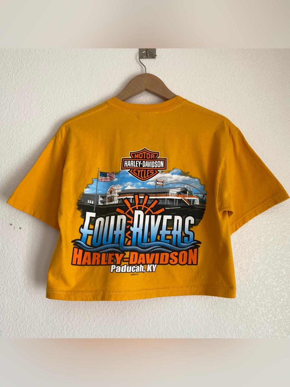 2008 Harley Davidson cropped zip up t-shirt Paducah KY